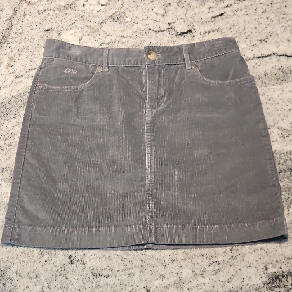 Mountain Khakis Gray Mini Skirt Casual